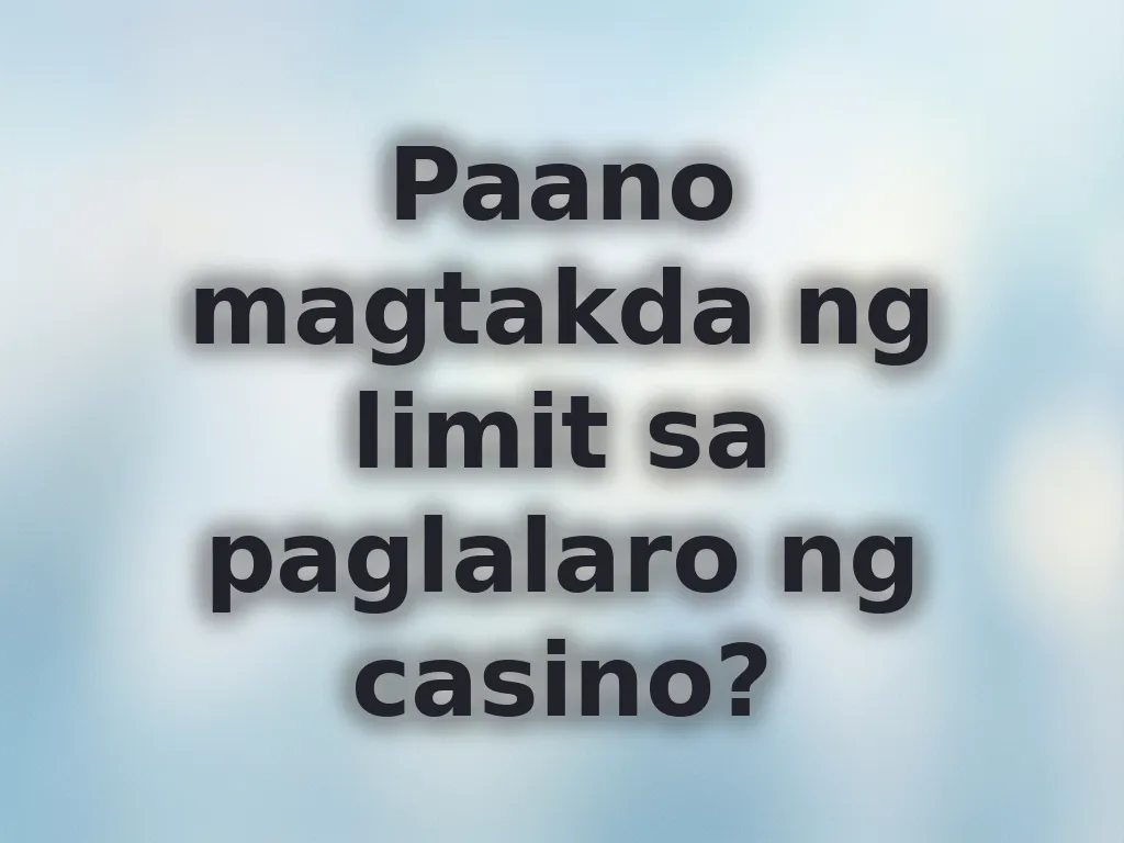 Responsible gaming tips